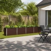 Pakelta sodo lova Ruda 321 x 80 x 55 cm Galvanizuotas plienas