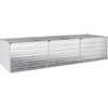 Pakelta sodo lova Sidabrinė 240 x 80 x 55 cm cinkuotas