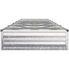 Pakelta sodo lova Sidabrinė 400 x 80 x 24 cm cinkuotas