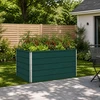 Pakelta sodo lova Žalia 100 x 80 x 55 cm Galvanizuotas plienas
