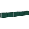 Pakelta sodo lova Žalia 400 x 40 x 55 cm Galvanizuotas plienas