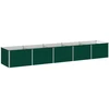 Pakelta sodo lova Žalia 400 x 80 x 55 cm Galvanizuotas plienas