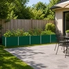 Pakelta sodo lova Žalia 400 x 80 x 55 cm Galvanizuotas plienas