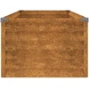 Aukštas sodo lovelis, 100x50x36cm, Corten plienas
