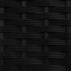 Pakeltas lovas su trelėmis ir stogu Juoda 204 x 40 x 138 cm PP