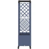 Pakeltas lovas su trelėmis ir stogu Pilka 164 x 40 x 144 cm PP