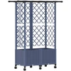 Pakeltas lovas su trelėmis ir stogu Pilka 124 x 40 x 142 cm PP