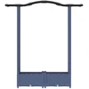 Pakeltas lovas su trelėmis ir stogu Pilka 124 x 40 x 125 cm PP