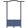 Pakeltas lovas su trelėmis ir stogu Pilka 125 x 40 x 144 cm PP