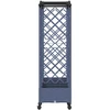 Pakeltas lovas su trelėmis ir stogu Pilka 207 x 40 x 129 cm PP