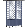Pakeltas lovas su trelėmis ir stogu Pilka 124 x 40 x 142 cm PP