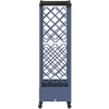 Pakeltas lovas su trelėmis ir stogu Pilka 163 x 40 x 129 cm PP