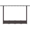 Pakeltas lovas su trelėmis ir stogu Ruda 203 x 40 x 123 cm PP