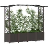 Pakeltas lovas su trelėmis ir stogu Ruda 204 x 40 x 141 cm PP