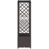 Pakeltas lovas su trelėmis ir stogu Ruda 204 x 40 x 141 cm PP