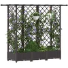 Pakeltas lovas su trelėmis ir stogu Ruda 164 x 40 x 123 cm PP