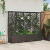 Pakeltas lovas su trelėmis ir stogu Ruda 202 x 40 x 138 cm PP
