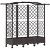 Pakeltas lovas su trelėmis ir stogu Ruda 163 x 40 x 129 cm PP