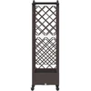 Pakeltas lovas su trelėmis ir stogu Ruda 124 x 40 x 129 cm PP