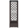 Pakeltas lovas su trelėmis ir stogu Ruda 207 x 40 x 126 cm PP