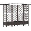 Pakeltas lovas su trelėmis ir stogu Ruda 203,5 x 40 x 129 cm PP