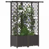 Pakeltas lovas su trelėmis ir stogu Ruda 124 x 40 x 138 cm PP