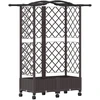 Pakeltas lovas su trelėmis ir stogu Ruda 124 x 40 x 129 cm PP