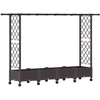 Pakeltas lovas su trelėmis ir stogu Ruda 203 x 40 x 127 cm PP