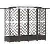 Pakeltas lovas su trelėmis ir stogu Ruda 203,5 x 40 x 125 cm PP