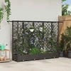 Pakeltas lovas su trelėmis ir stogu Ruda 202,5 x 40 x 123 cm PP