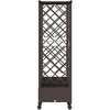 Pakeltas lovas su trelėmis ir stogu Ruda 202,5 x 40 x 127 cm PP