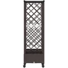 Pakeltas lovas su trelėmis ir stogu Ruda 164 x 40 x 127 cm PP