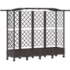 Pakeltas lovas su trelėmis ir stogu Ruda 203,5 x 40 x 129 cm PP