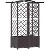 Pakeltas lovas su trelėmis ir stogu Ruda 122 x 40 x 141 cm PP