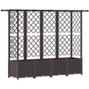 Pakeltas lovas su trelėmis ir stogu Ruda 202 x 40 x 138 cm PP