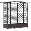 Pakeltas lovas su trelėmis ir stogu Ruda 163 x 40 x 126 cm PP