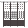 Pakeltas lovas su trelėmis ir stogu Ruda 162,5 x 40 x 138 cm PP