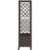Pakeltas lovas su trelėmis ir stogu Ruda 164 x 40 x 144 cm PP