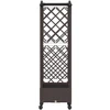 Pakeltas lovas su trelėmis ir stogu Ruda 124 x 40 x 129 cm PP