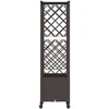 Pakeltas lovas su trelėmis ir stogu Ruda 124 x 40 x 142 cm PP