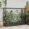 Pakeltas lovas su trelėmis ir stogu Ruda 203 x 40 x 123 cm PP