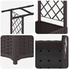 Pakeltas lovas su trelėmis ir stogu Ruda 203 x 40 x 121 cm PP