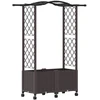 Pakeltas lovas su trelėmis ir stogu Ruda 125 x 40 x 144 cm PP