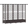 Pakeltas lovas su trelėmis ir stogu Ruda 202,5 x 40 x 123 cm PP