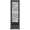 Pakeltas lovas su trelėmis ir stogu Ruda 203,5 x 40 x 125 cm PP