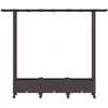 Pakeltas lovas su trelėmis ir stogu Ruda 164 x 40 x 127 cm PP