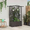 Pakeltas lovas su trelėmis ir stogu Ruda 122 x 40 x 138 cm PP