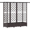 Pakeltas lovas su trelėmis ir stogu Ruda 164 x 40 x 123 cm PP