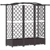 Pakeltas lovas su trelėmis ir stogu Ruda 163 x 40 x 126 cm PP