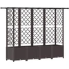 Pakeltas lovas su trelėmis ir stogu Ruda 202 x 40 x 136 cm PP